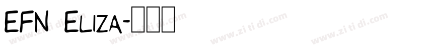 EFN Eliza字体转换